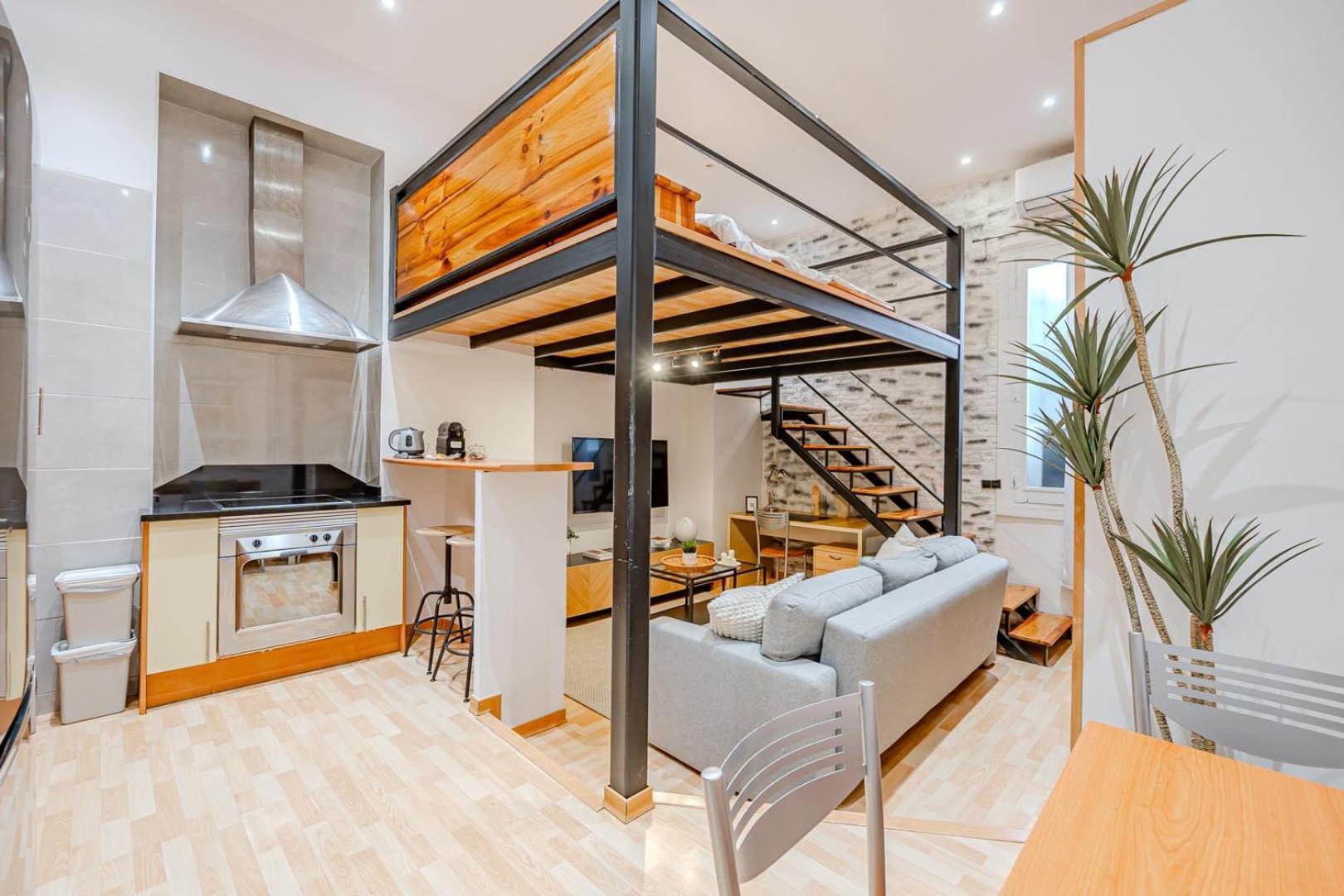 Appartamento Increible Loft A 5 Min Del Retiro & Wizink Madrid Esterno foto