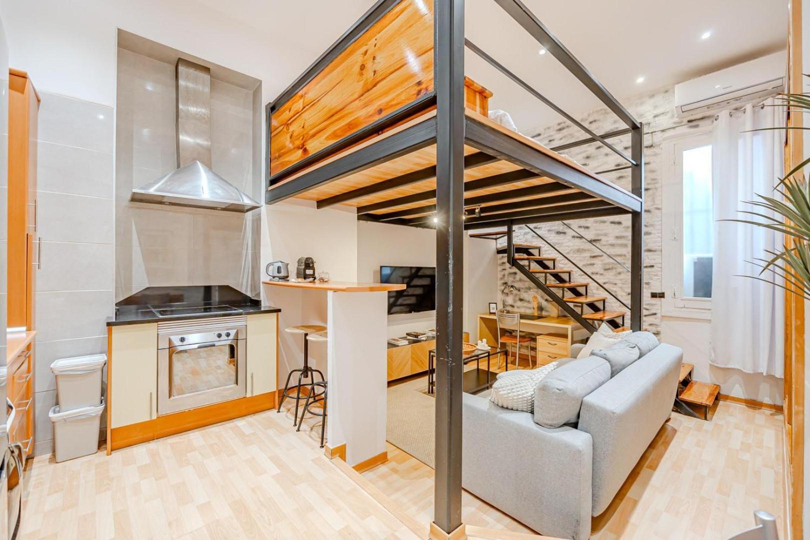 Appartamento Increible Loft A 5 Min Del Retiro & Wizink Madrid Esterno foto